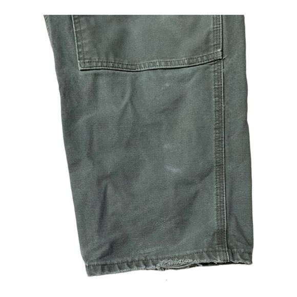 Carhartt Canvas Carpenter Distressed Cargo Pants Size W34/L32 - Picture 12 of 15